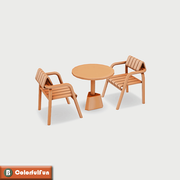 Галерея мода Набор для столовой ColorfulFun Dining Set #3